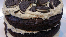 Bolo naked cake oreo