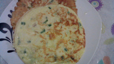 Omelete com cogumelos