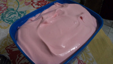 Sorvete caseiro muito cremoso