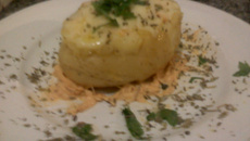 Batata recheada de micro-ondas