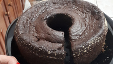 Bolo de cacau low carb sem farinha