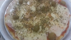 Pizza fácil feita na boca do fogão