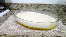 Torta gelada de abacaxi da Dinda