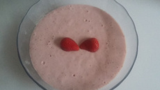 Mousse de morango