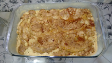 Torta de banana de farofinha