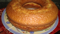 Bolo de laranja rápido (liquidificador)