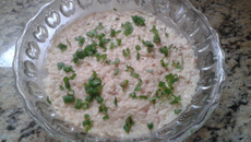 Risoto de atum ao vinho branco (delicioso)