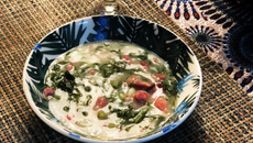 Caldo verde super gostoso