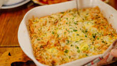 Torta de tomate e mussarela