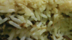 Arroz de forno com carne seca