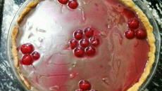 Torta de chocolate com cerejas