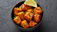 Queijo coalho a milanesa