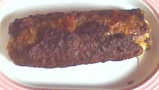 Rocambole prático de carne moída