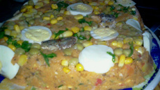 Cuscuz paulista de sardinha