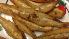 Manjubinha crocante aperitivo