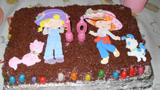 Bolo com doce de leite