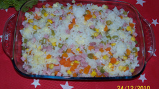 Arroz de forno cremoso