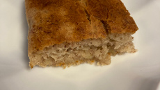 Bolo de banana vegano