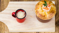 Empadão de camarão