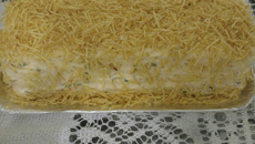 Torta fria de pão de fôrma