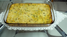 Torta rápida de sobras de frango