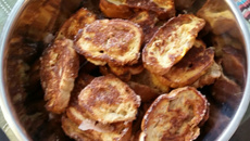 Rabanada no forno deliciosa