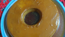 Pudim de doce de leite