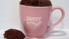 Bolo de caneca de minuto