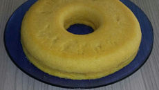 Bolo de milho verde no micro-ondas