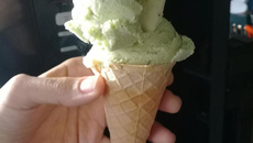 Sorvete de pistache da Adri