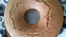 Bolo de fubá integral