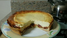 Torta de goiabada com ricota
