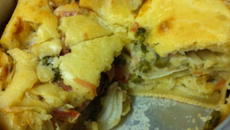 Torta salgada de liquidificador