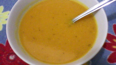 Sopa creme de abóbora