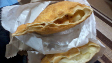 Pastel caseiro de palmito da Traud