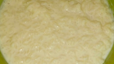 Arroz doce na panela de pressão