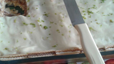 Pavê de limão com chocolate