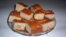 Bolo especial de bananas sem ovos