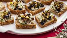 Canapés Wickbold para a ceia de natal e ano novo