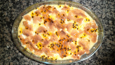 Pavê de maracujá com suspiro