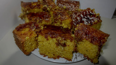 Bolo diferente de abóbora