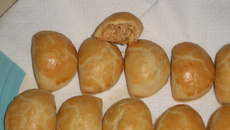 Pastel assado de frango da Miriam