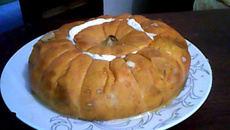 Moranga com creme de Leite ao forno