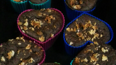 Cupcake de banana super saudável