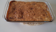 Torta de Banana com Aveia