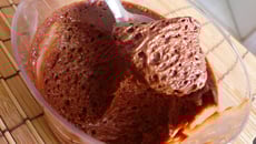 Mousse de chocolate aerado