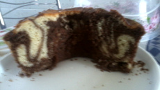 Bolo mármore fofinho