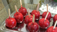 Maçã do Amor de Cristal