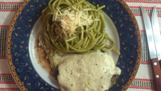 Filé mignon  ao molho de queijo