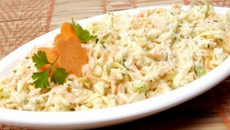 Arroz com alho poró